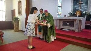 千羽鶴の奉納